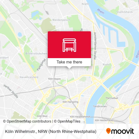 Карта Köln Wilhelmstr.