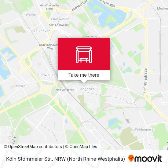 Карта Köln Stommeler Str.