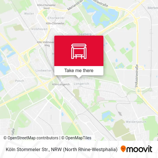 Карта Köln Stommeler Str.