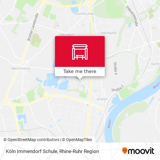 Köln Immendorf Schule map