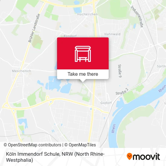 Köln Immendorf Schule map