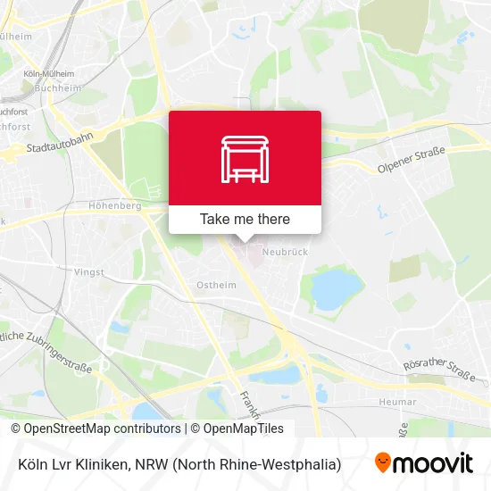 Карта Köln Lvr Kliniken