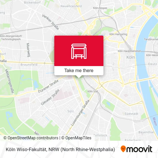 Карта Köln Wiso-Fakultät