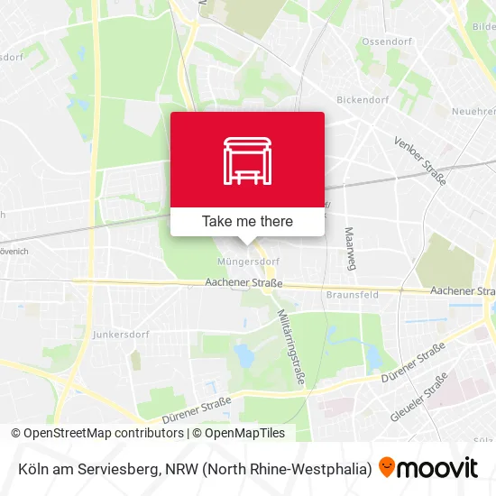 Карта Köln am Serviesberg