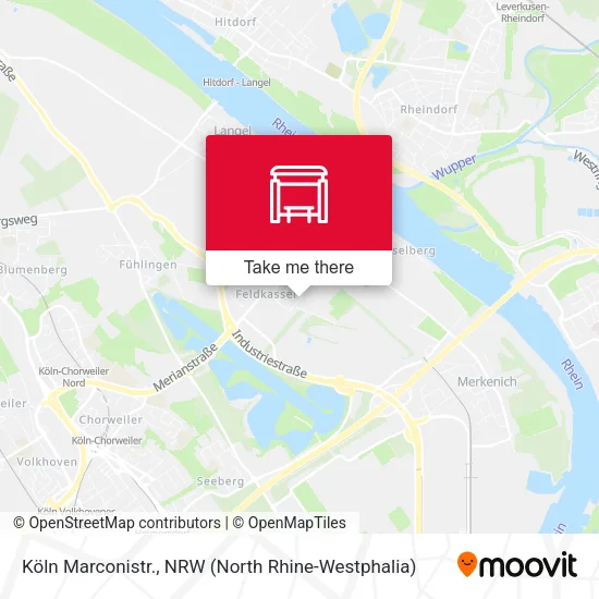 Карта Köln Marconistr.