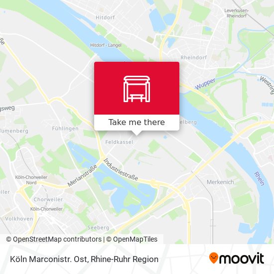 Köln Marconistr. Ost map