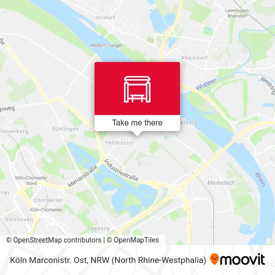 Карта Köln Marconistr. Ost