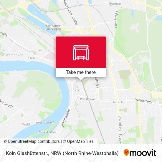 Карта Köln Glashüttenstr.