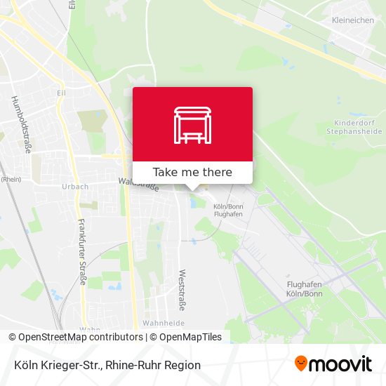 Köln Krieger-Str. map