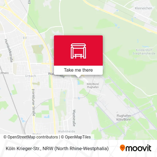 Карта Köln Krieger-Str.