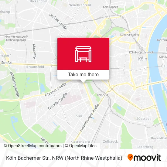 Карта Köln Bachemer Str.