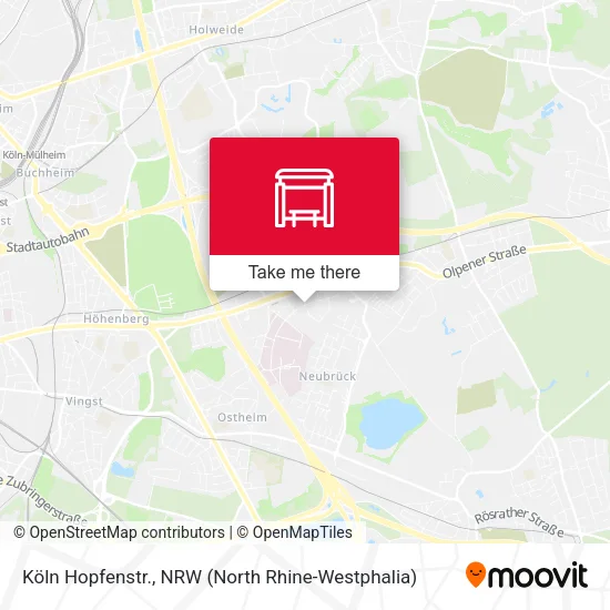 Карта Köln Hopfenstr.