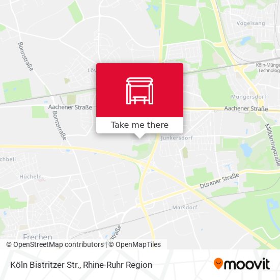 Köln Bistritzer Str. map