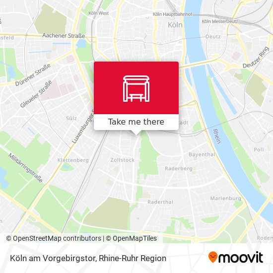 Köln am Vorgebirgstor map