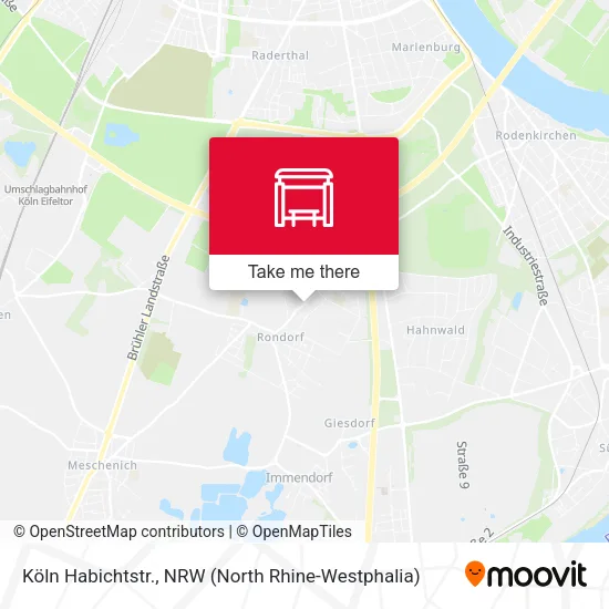 Карта Köln Habichtstr.