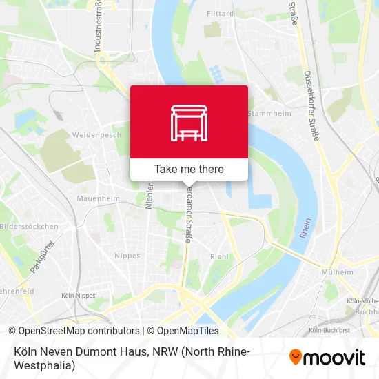 Köln Neven Dumont Haus map