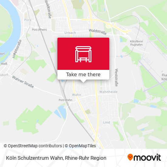 Köln Schulzentrum Wahn map
