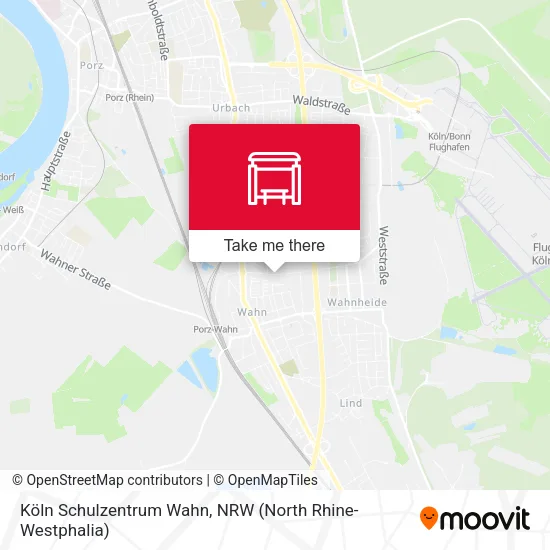 Карта Köln Schulzentrum Wahn