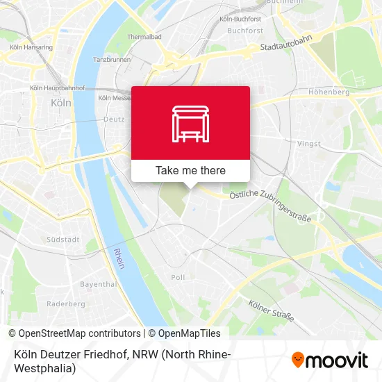 Köln Deutzer Friedhof map