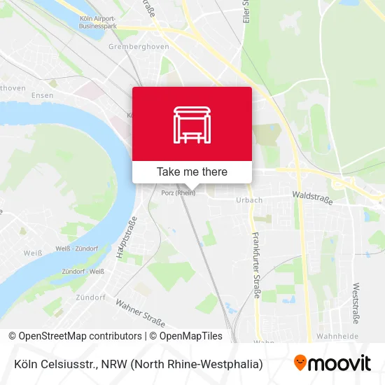 Карта Köln Celsiusstr.