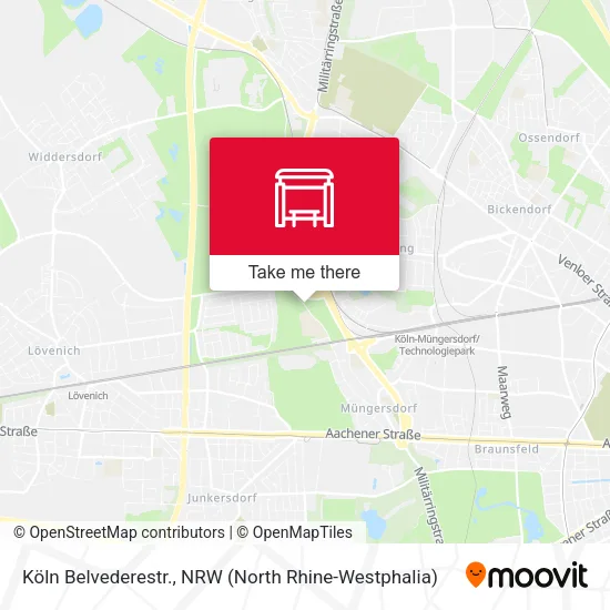 Карта Köln Belvederestr.