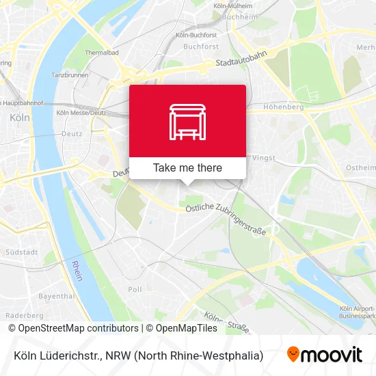 Карта Köln Lüderichstr.