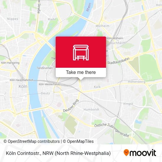 Карта Köln Corintostr.
