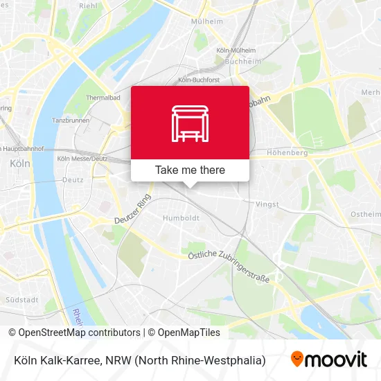 Карта Köln Kalk-Karree