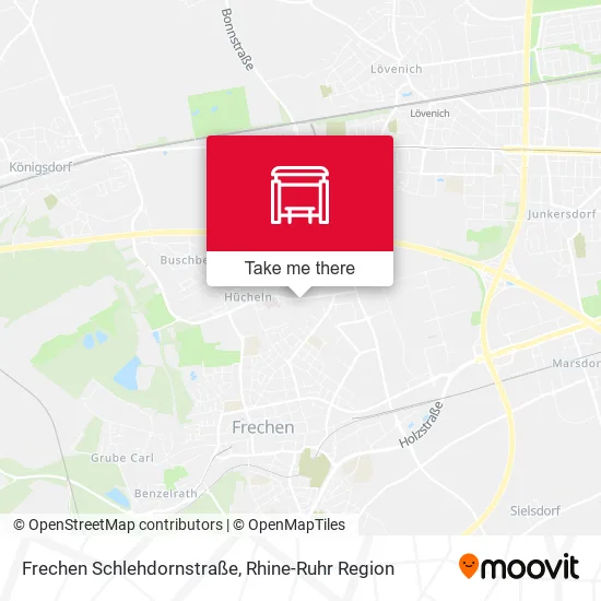 Карта Frechen Schlehdornstraße