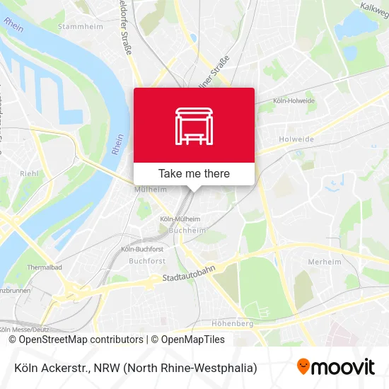 Карта Köln Ackerstr.