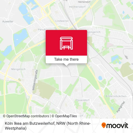 Карта Köln Ikea am Butzweilerhof