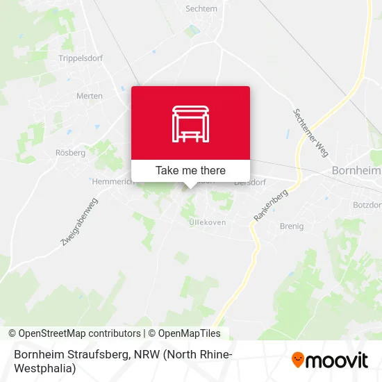 Bornheim Straufsberg map