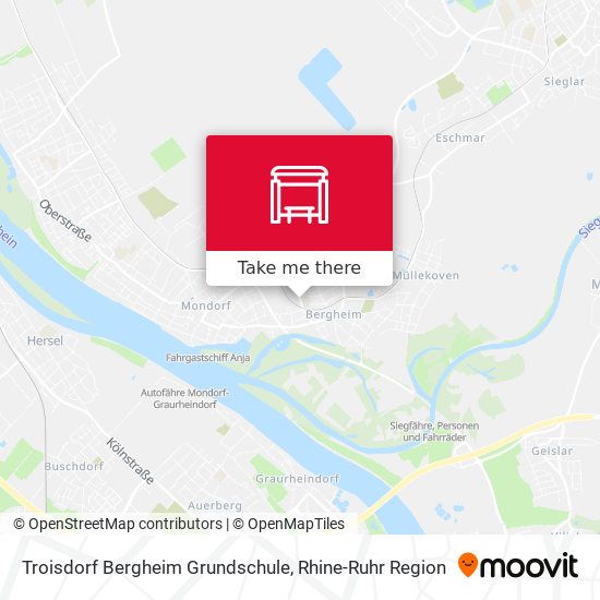 Troisdorf Bergheim Grundschule map