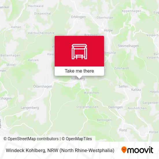 Карта Windeck Kohlberg