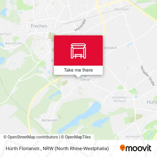 Карта Hürth Florianstr.
