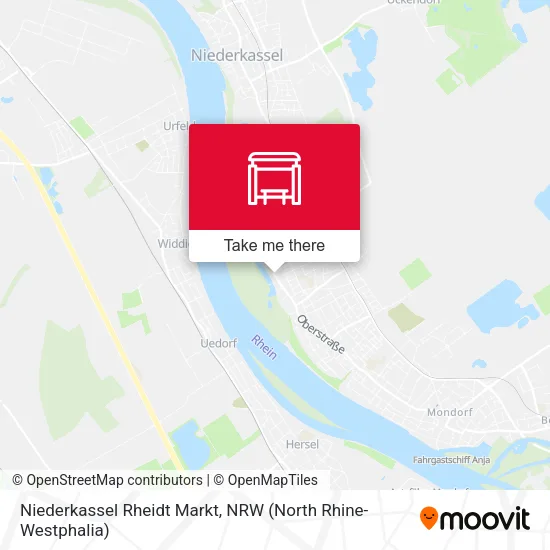 Карта Niederkassel Rheidt Markt