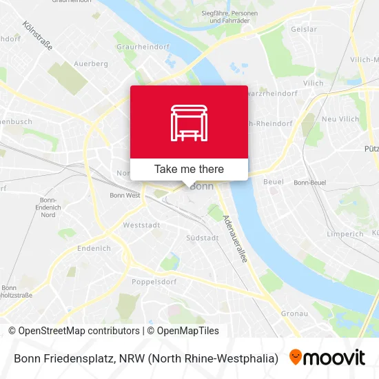 Карта Bonn Friedensplatz
