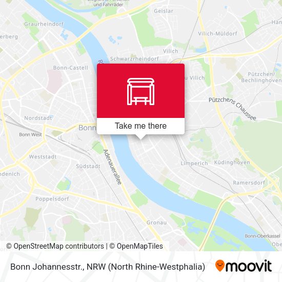 Карта Bonn Johannesstr.
