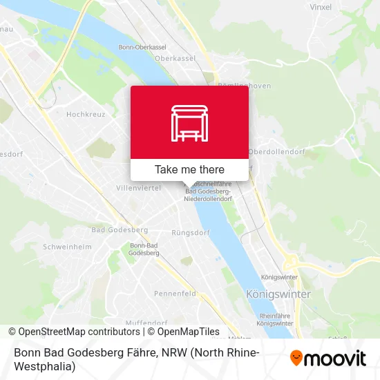 Карта Bonn Bad Godesberg Fähre