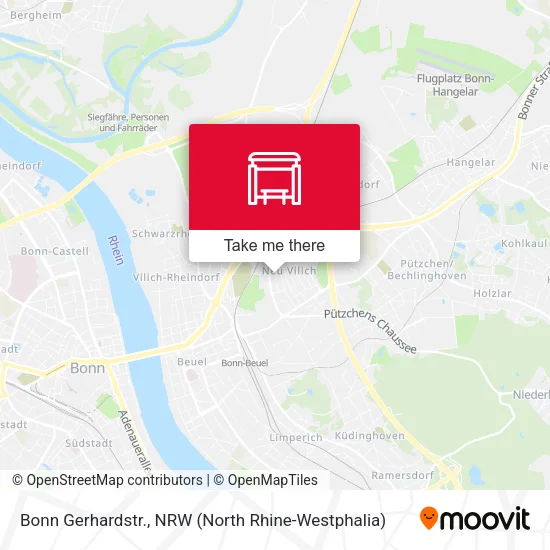 Карта Bonn Gerhardstr.
