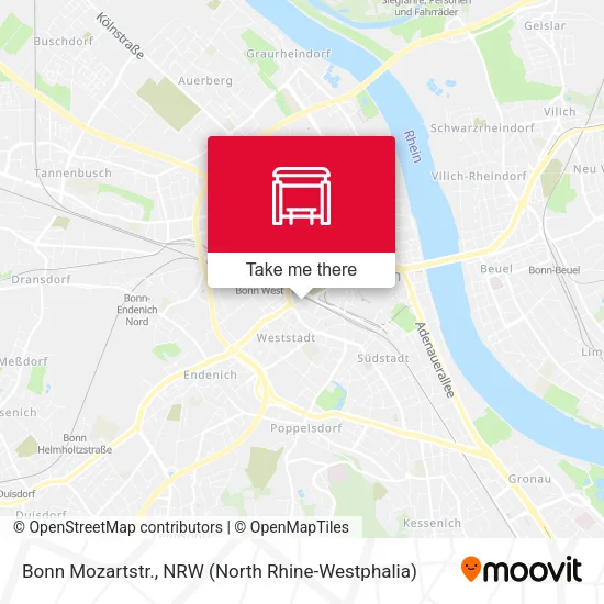 Карта Bonn Mozartstr.