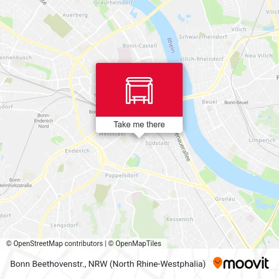 Карта Bonn Beethovenstr.