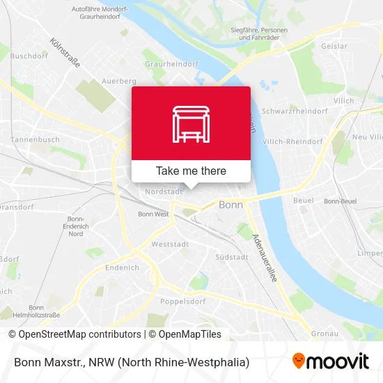 Карта Bonn Maxstr.