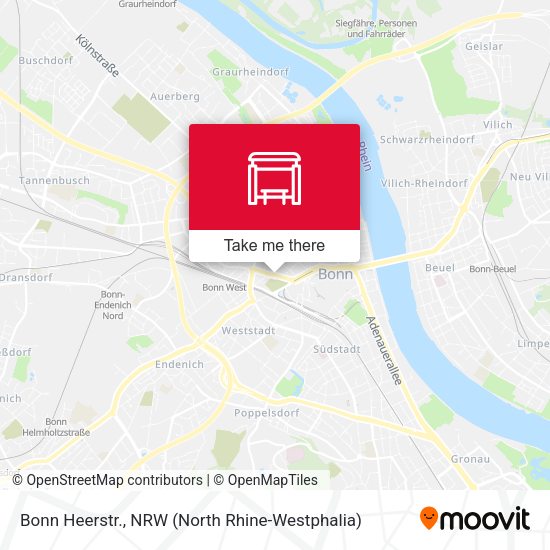 Карта Bonn Heerstr.