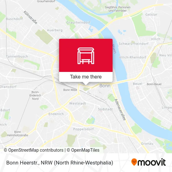 Карта Bonn Heerstr.