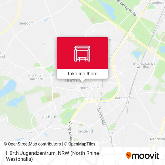 Hürth Jugendzentrum map