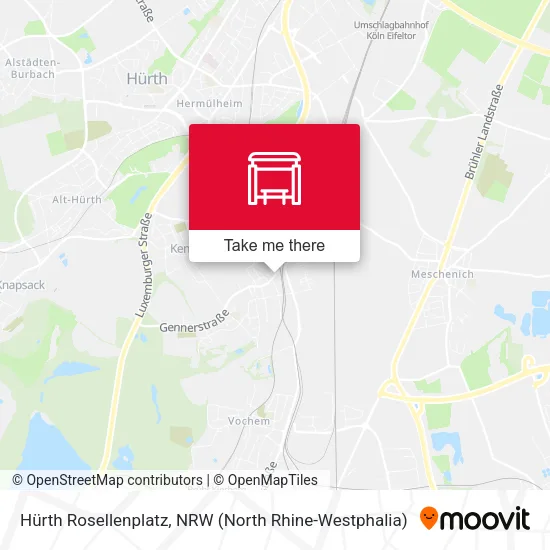 Карта Hürth Rosellenplatz