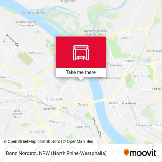 Карта Bonn Nordstr.