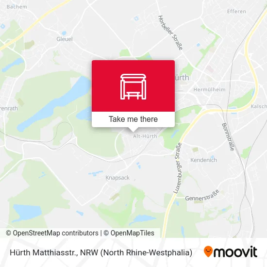 Карта Hürth Matthiasstr.