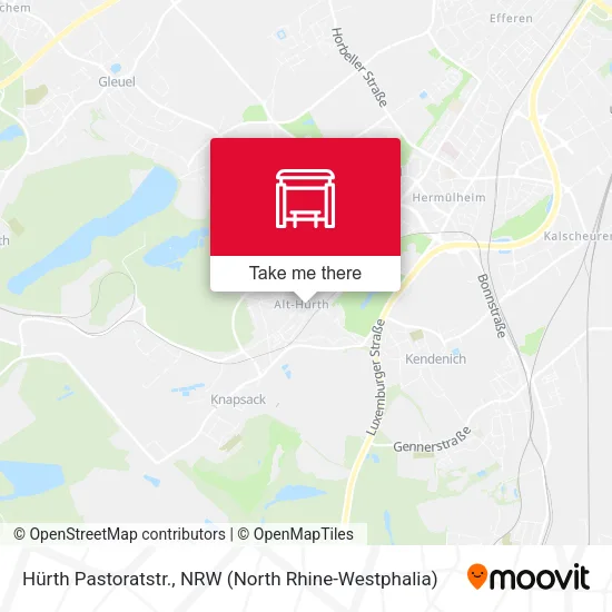 Карта Hürth Pastoratstr.